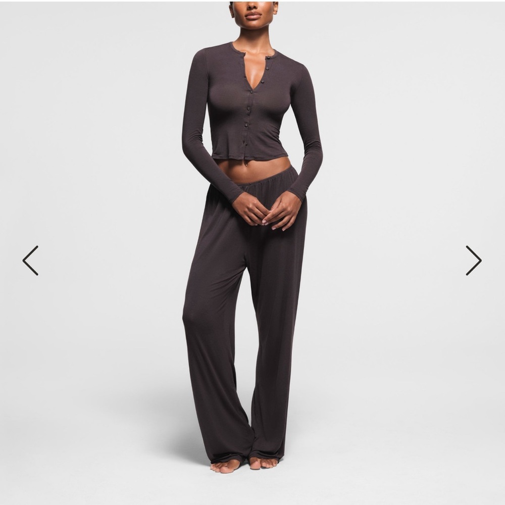 Skims Sheer Modal Cardigan and Trousers. Phoenix Size M. New with tags.